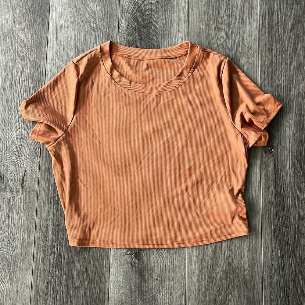 Ribbed crop top